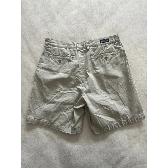 Patagonia Mens Organic Cotton Canvas Shorts Khaki Tan Size 33 57672S8
