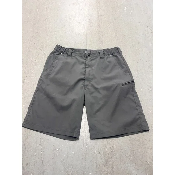 Wrangler Hybrid Shorts Mens 36 Gray Side Elastic Stretch Performance Outdoor