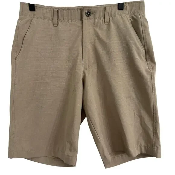 Under Armour Men’s Tan Heatgear Loose Chino Shorts Size 32