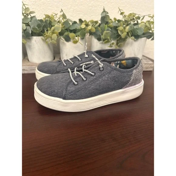 HEYDUDE‎ Cody Youth Craft Linen shoes YT 2