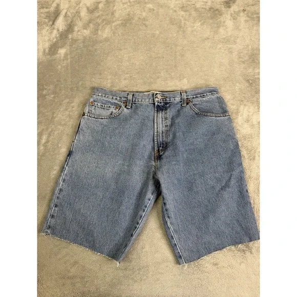 Levi's 517 Denim Cutoff Shorts Men's Size 36 Blue