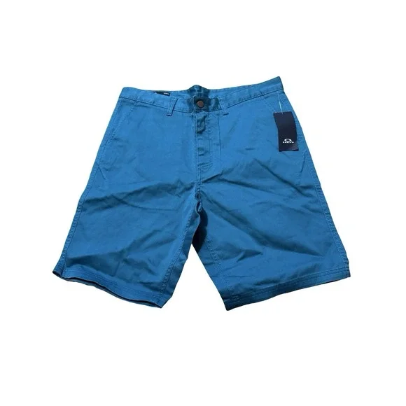 Oakley Stone Wash Chino Shorts - NWT - Petrol - Sz 32 - $65