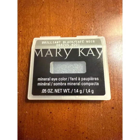 Mary Kay mineral eye shadow color single magnetic case Brilliant‎ Black 068245