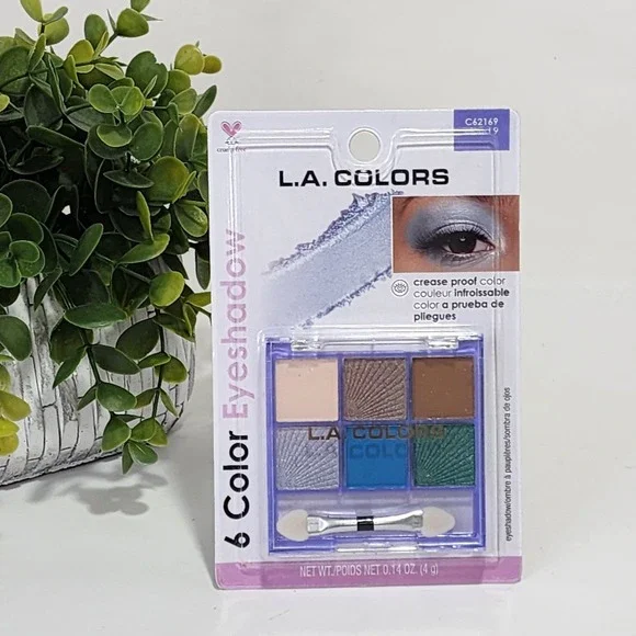 L. A. Colors 6 Color Eyeshadow Cloud 9 Palette New Unopened