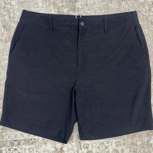 FARHETY All Day Shorts Men’s 35 Charcoal‎ 7” Beach Casual Preppy