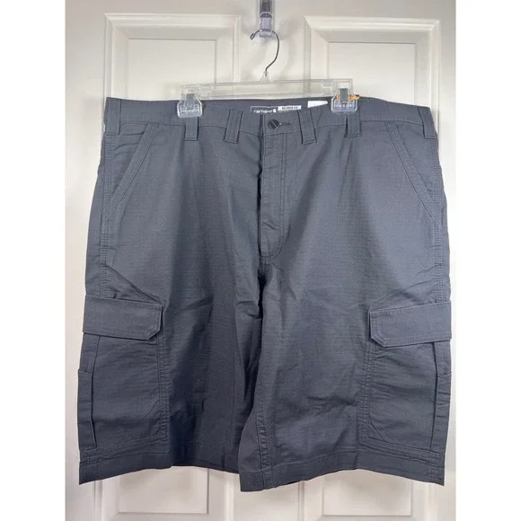 Carhartt Force‎ Relaxed Fit Ripstop Cargo Work Shorts Shadow Gray Mens 44 NWT
