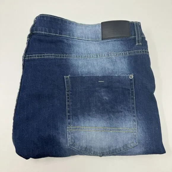 Southpole Denim Shorts Mens 44 Stretch Acid Wash Y2K Baggy Skater Hip Hop Grunge