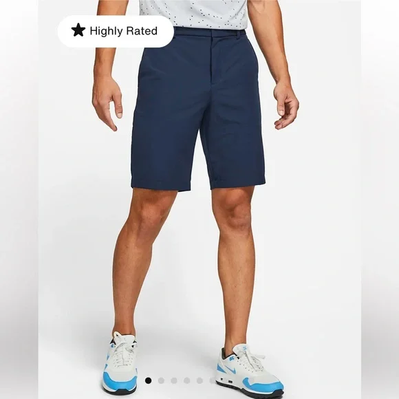 Nike Men's Standard Flex Short Hybrid Navy Blue Golf Shorts M-227 Sz 34