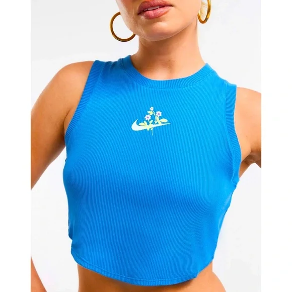 Nike Cropped Ribbed Tank