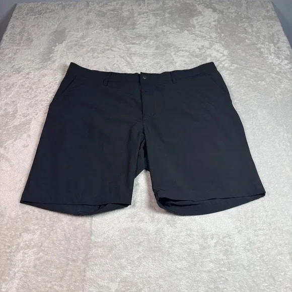 Adidas Primegreen Golf Shorts Black Mens Size 40 Stretch Waistband Solid