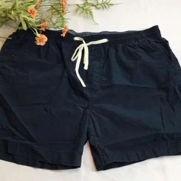 🐋Nautica Navy Drawstring‎ Elastic Shorts 2XL 🐬