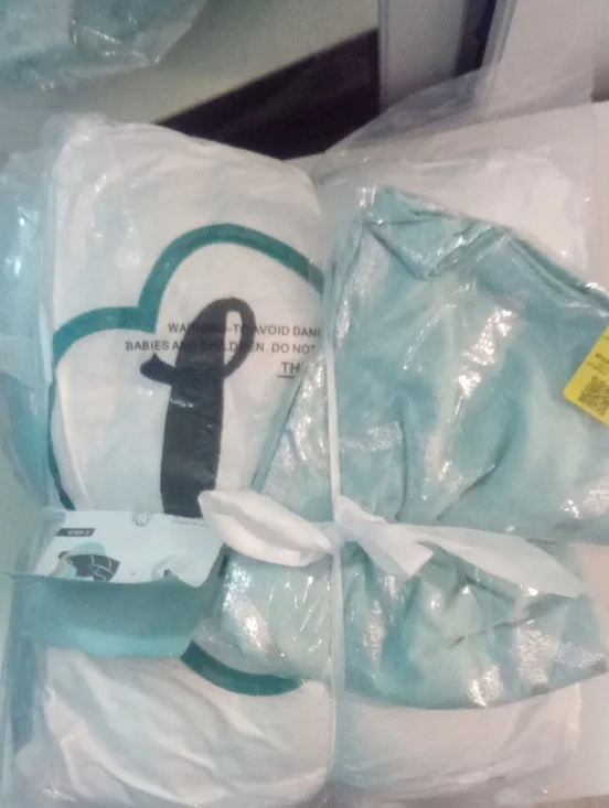 Full Queen Comforter Set NWT $149.99 Aqua Turquoise Silver