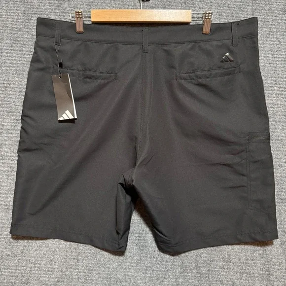 Adidas Mens Woven Cargo Shorts ADVRO882‎ Black Size 40 Golf Casual