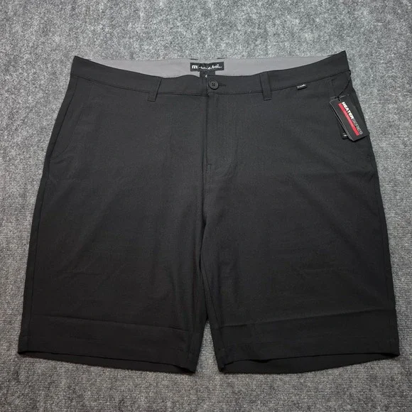 TravisMathew Starnes Heater Series Golf Shorts Mens 42 Black 1MQ081 NWT