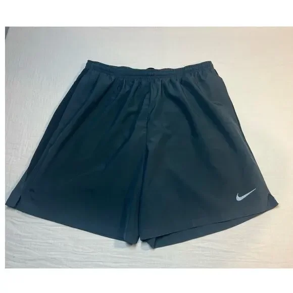 Nike Dry Fit Challenger Lined Mens Shorts Black Size XL‎