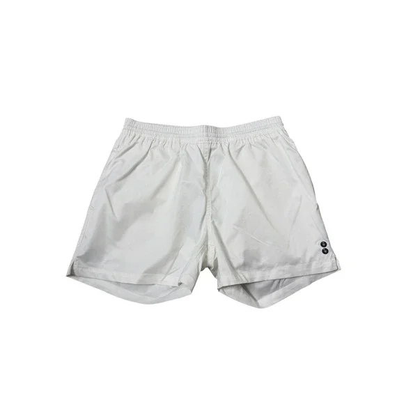Ron Dorff Urban Shorts Mens Medium White Elastic Waist Swim Drawstring NWT