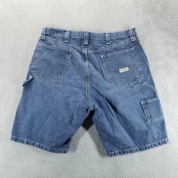 Wrangler Shorts Mens 36 Blue Denim Carpenter 9