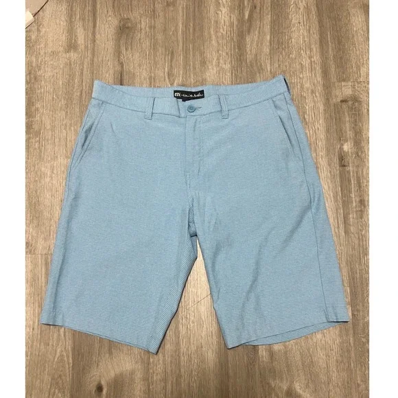 Travis Mathew‎ Golf Shorts light blue, men's 34, like new
