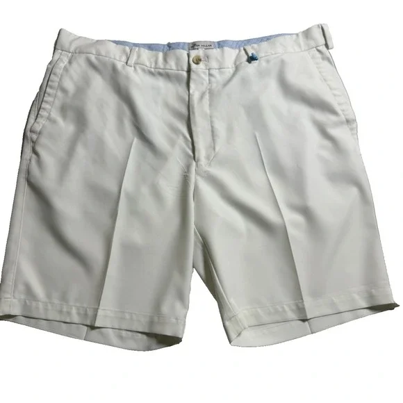 Peter Millar Men golf shorts Size 40 Performance stretch flat front light weight