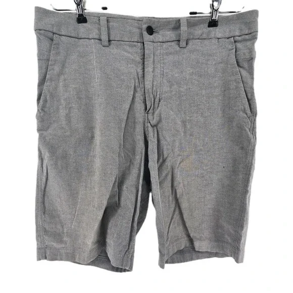 Lululemon Shorts Mens 36 Gray Commission Short Qwick Cotton 9