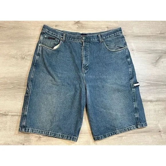 Vintage‎ Tommy Hilfiger Jean Shorts Carpenter Denim Jorts Y2K Men's 40