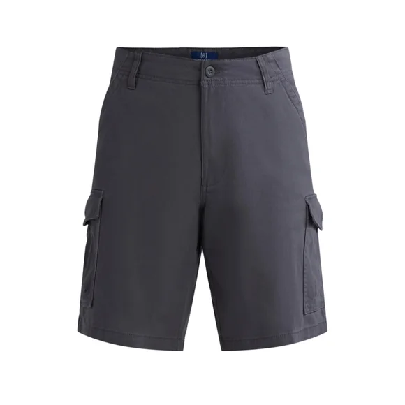 George Mens Cargo Shorts‎ Size 40 Charcoal Gray 10” Inseam Pockets Casual New