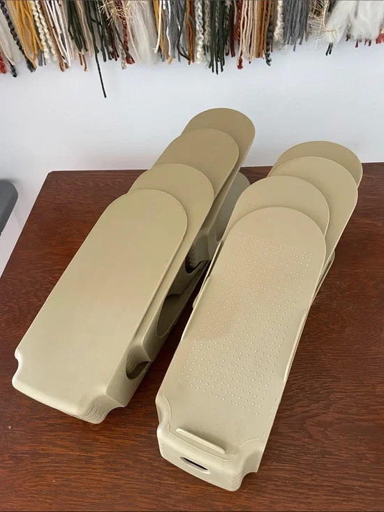 Shoe Organizers  in Taupe 8 total