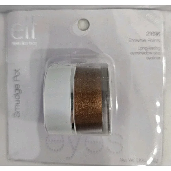 ELF Smudge Pot Eye Shadow/Eye Liner #21696 BROWNIE POINTS sealed NIP MU-008