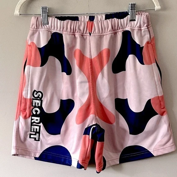 Secret Scientist Track Shorts - Bubble Print- X-small multi color