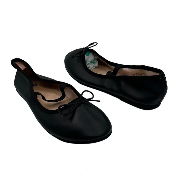 H&M Black Slip On Ballet Flats Size 13 Girl’s