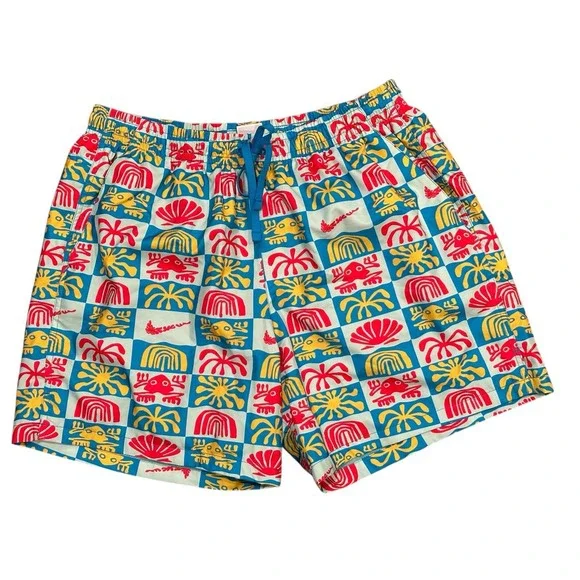 Nike Woven Flow Mesh Lined Mid Thigh Teal‎ Laser Blue Shorts Trunks Size XL