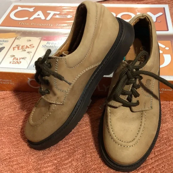 Elefanten Suede Leather Casual Lace-up Shoes Size EU 33