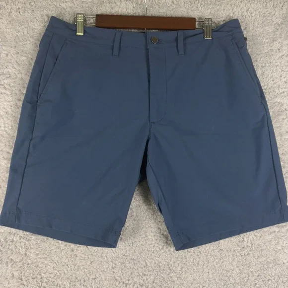 UNTUCKIT Mens Shorts Size 34 CHANCELLOR Casual‎ Blue Golf Preppy Chino
