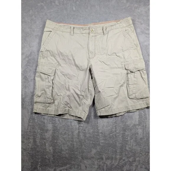 Route 66 Mens Cargo Shorts Size 42 Beige Pockets Outdoor Casual Hiking Adventure