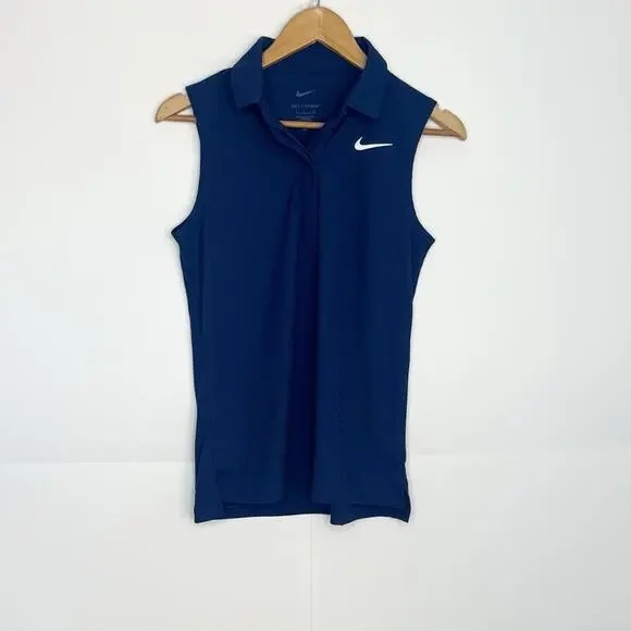 Nike Womens Sleeveless Polo Size Small