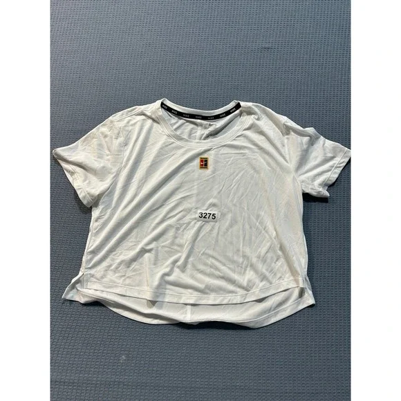 Nike Court Tennis T-Shirt Womens S White