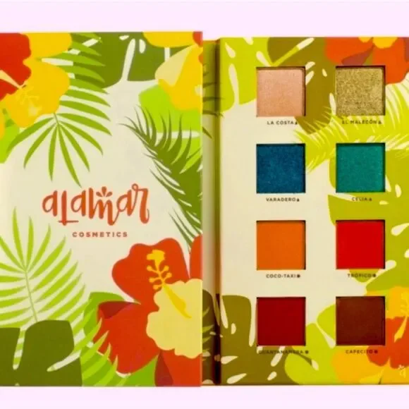 Alamar Cosmetics Reina Del Caribe Vol. 1 Eyeshadow Palette BRAND NEW IN‎ BOX