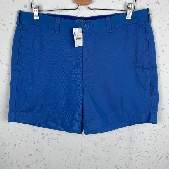 NWT J. Crew Factory Varick Shorts 35W Blue