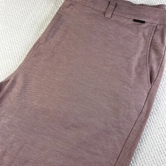 TravisMathew Mens Golf‎ Shorts Heathered Mauve Pink Size 44 Stretch Performance