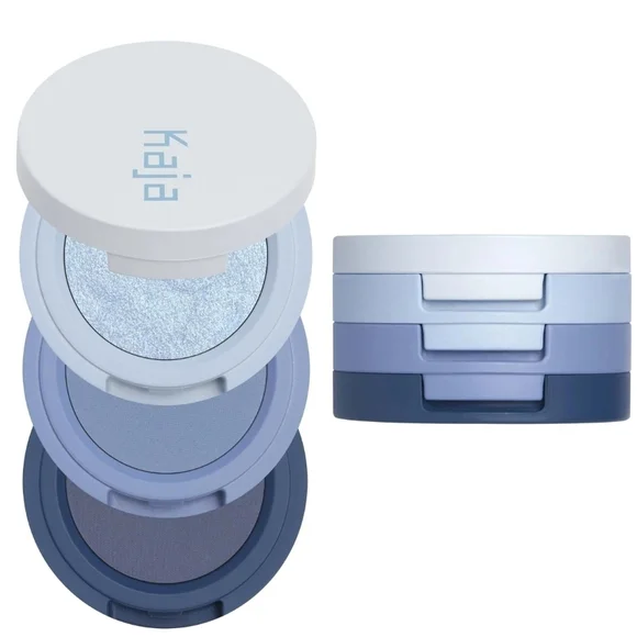 Kaja Beauty Bento Eyeshadow Trio - Blueberry Bingsu