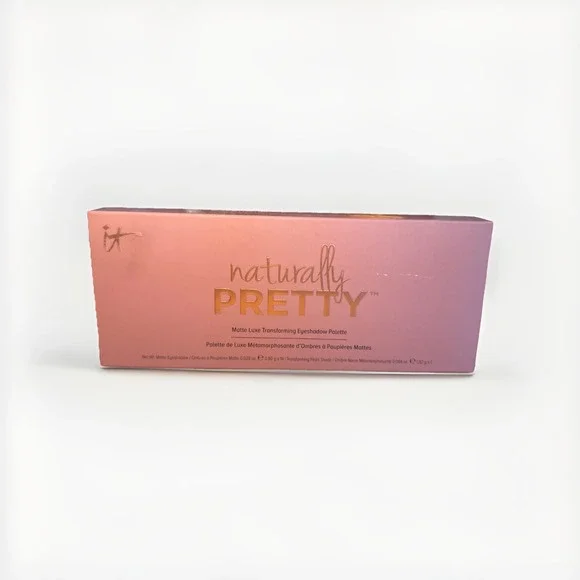 IT COSMETICS NATURALLY PRETTY MATTE LUXE TRANSFORMING 15 EYESHADOW PALETTE! BOX!