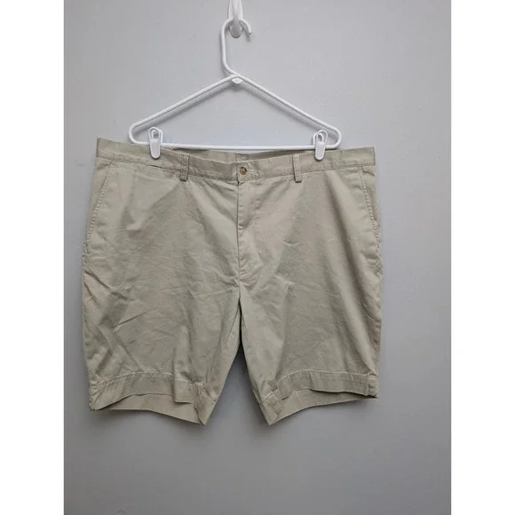 X2 POLO RALPH LAUREN Men's Big & Tall Chino Shorts W42 L9 Classic Fit Tan