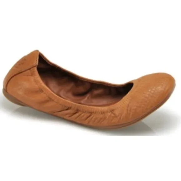 Tory Burch Eddie Ballet Flat in Royal tan Size 6.5