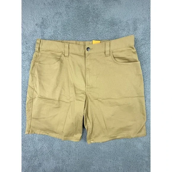 Carhartt Men's Force Relaxed Fit Work Shorts Size 38 Beige 9