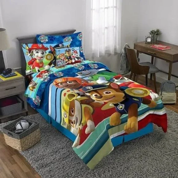 Kids Paw Patrol 2-Piece Reversible Twin/Full Comforter Set