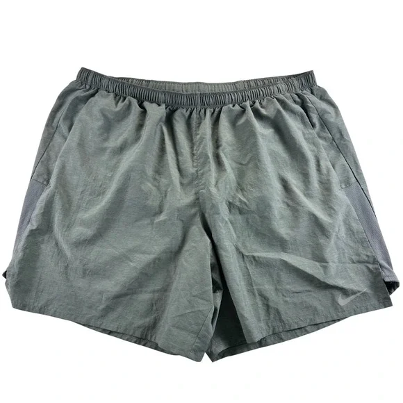 Nike Mens XXL Dri-FIT Challenger Running Shorts Gray Heathered CZ9066-084