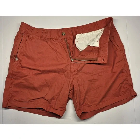 Maamgic Mens Size 36 Orange Chino Shorts‎