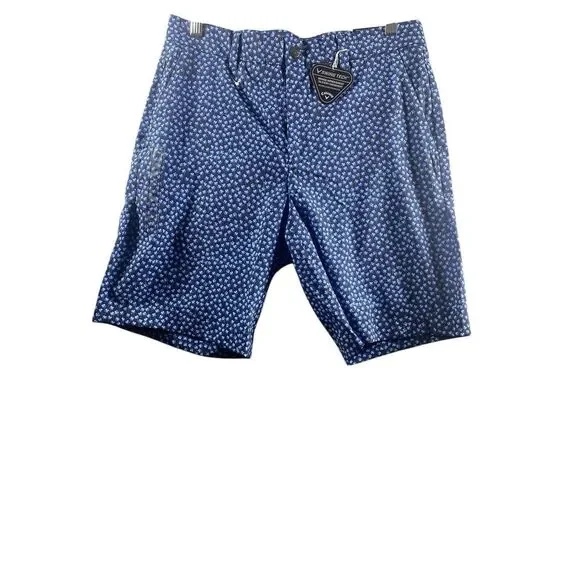 Callaway Stretch Casual Golf Shorts Navy Blue Active Waistband 9