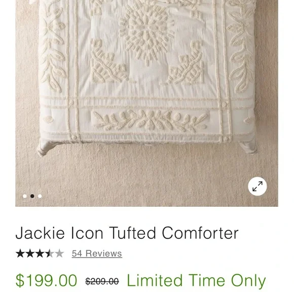 urban outfitters jackie icon tufted duvet cover