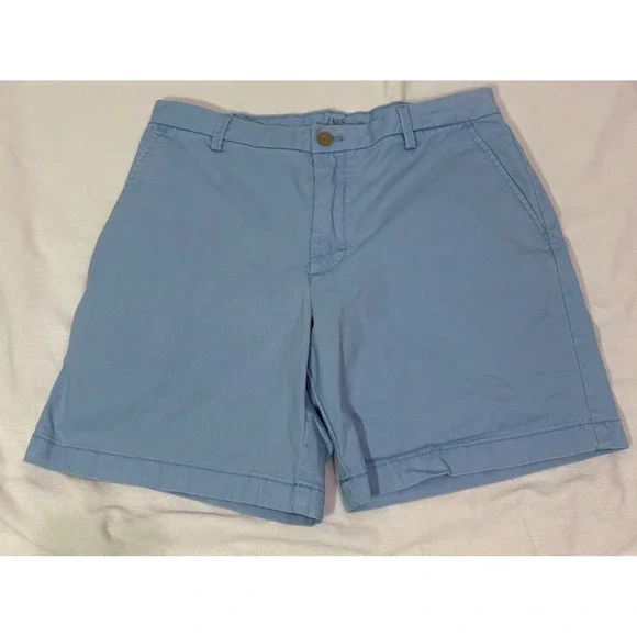 IZOD Saltwater Stretch Men's Blue Chino Flat Front Casual Summer Preppy‎ 30W